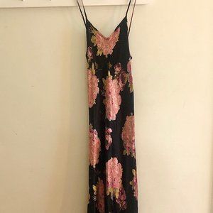 Vintage 90s Betsy Johnson Silk Slip Dress